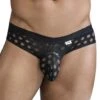 Slip Candyman Polka Mesh 99855 Noir 6 Slip Candyman Polka Mesh 99855 Noir -Men Attitude Boutique slip candy 99855 noir m