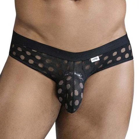 Slip Candyman Polka Mesh 99855 Noir 1 Slip Candyman Polka Mesh 99855 Noir