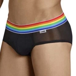 Candyman 99376 Slip Sexy Rainbow – Brief Noir avec Empiècements Mesh Transparents 8 Candyman 99376 Slip Sexy Rainbow – Brief Noir avec Empiècements Mesh Transparents -Men Attitude Boutique slip candyman 99376 noir 4
