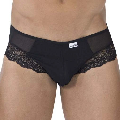 Candyman Lace 99462 Black – Sexy Open Back Lace-Up Men's Brief 1 Candyman Lace 99462 Black – Sexy Open Back Lace-Up Men's Brief