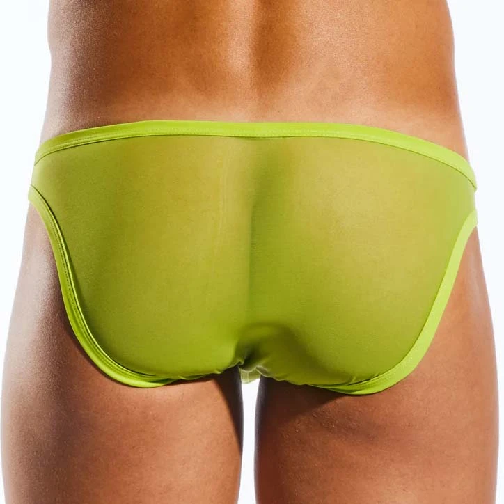 Slip Homme CockSox Citrus Green CX01ME - Sous-vêtement Mesh Respirant Taille Basse 2 Slip Homme CockSox Citrus Green CX01ME - Sous-vêtement Mesh Respirant Taille Basse – Image 2