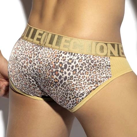 Slip ES Collection Leopard Wild UN465 – Sous-vêtement Push-Up en Microfibre Motif Animalier 2 Slip ES Collection Leopard Wild UN465 – Sous-vêtement Push-Up en Microfibre Motif Animalier – Image 2