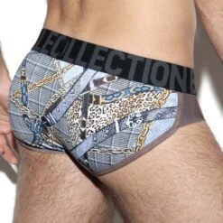 Slip ES Collection Wild Print UN328 – Sous-vêtement Homme Taille Basse Motif Animal 6 Slip ES Collection Wild Print UN328 – Sous-vêtement Homme Taille Basse Motif Animal -Men Attitude Boutique slip escollection un328 marron 3
