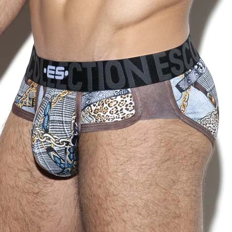 Slip ES Collection Wild Print UN328 – Sous-vêtement Homme Taille Basse Motif Animal 4 Slip ES Collection Wild Print UN328 – Sous-vêtement Homme Taille Basse Motif Animal – Image 4