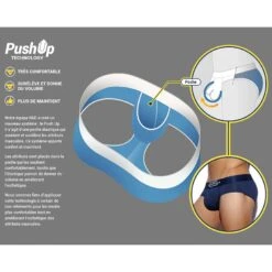 Slip ES Collection Shiny Party Push Up UN444 9 Slip ES Collection Shiny Party Push Up UN444 -Men Attitude Boutique slip escollection un444 argent 5