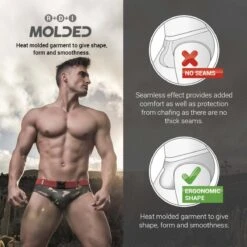 ES Collection Allover UN556 – Slip Homme Imprimé Logos Technologie Molded 9 ES Collection Allover UN556 – Slip Homme Imprimé Logos Technologie Molded -Men Attitude Boutique slip escollection un556 blanc 5