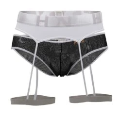 Hidden 953 Black Mesh Garter-Style Brief – Sexy Transparent Men's Underwear 5 Hidden 953 Black Mesh Garter-Style Brief – Sexy Transparent Men's Underwear -Men Attitude Boutique slip hidden 953 blanc 9