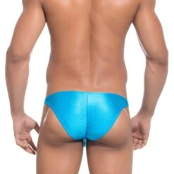 Slip Joe Snyder MBUL01 – Sous-vêtement à Coupe Bulge Maximisante en Polyamide 4 Slip Joe Snyder MBUL01 – Sous-vêtement à Coupe Bulge Maximisante en Polyamide -Men Attitude Boutique slip joesnyder mbul01 turquoise 3