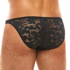 Slip Modus Vivendi Floral Lace 04111 -Men Attitude Boutique slip modus 04111 noir 3