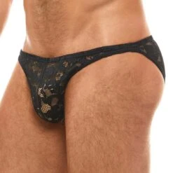 Slip Modus Vivendi Floral Lace 04111 -Men Attitude Boutique slip modus 04111 noir 4
