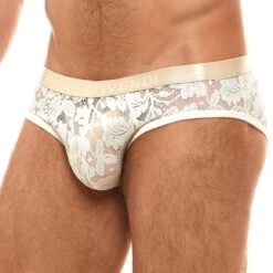 Slip Modus Vivendi Floral Lace 04113 7 Slip Modus Vivendi Floral Lace 04113 -Men Attitude Boutique slip modus 04113 blanc 4