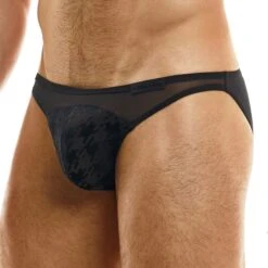 Slip Modus Vivendi Pied De Poule 06314 -Men Attitude Boutique slip modus 06314 noir 4
