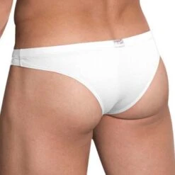 PPÜ 2002 Bright Blue Smooth Microfiber – Contoured Low-Rise Men's Bikini Briefs -Men Attitude Boutique slip ppu 2002 blanc 3