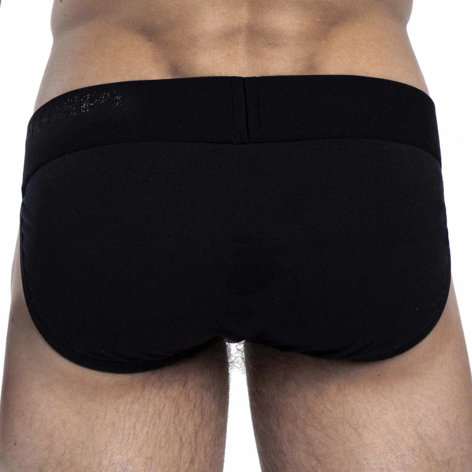 Pump! Switch 12052 - Slip Tanga Noir et Gris Sport avec Ceinture Satinée 3 Pump! Switch 12052 - Slip Tanga Noir et Gris Sport avec Ceinture Satinée – Image 3