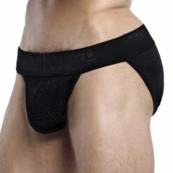 Pump! Switch 12052 - Slip Tanga Noir et Gris Sport avec Ceinture Satinée 7 Pump! Switch 12052 - Slip Tanga Noir et Gris Sport avec Ceinture Satinée -Men Attitude Boutique slip pump 12052 noir 4