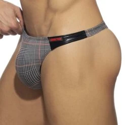 String Addicted Scottish AD1041 -Men Attitude Boutique string ad ad1041 noir 4