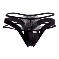 String Candyman 99469 Noir en Dentelle – Sous-vêtement Sexy et Transparent pour Homme 7 String Candyman 99469 Noir en Dentelle – Sous-vêtement Sexy et Transparent pour Homme -Men Attitude Boutique string candy 99469 noir 9
