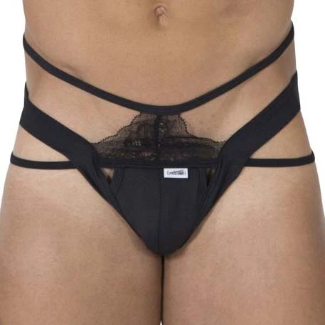 String Candyman 99469 Noir en Dentelle – Sous-vêtement Sexy et Transparent pour Homme 1 String Candyman 99469 Noir en Dentelle – Sous-vêtement Sexy et Transparent pour Homme