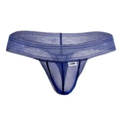 Candyman 99477 - String en Microfibre avec Ceinture Élastique à Motifs -Men Attitude Boutique string candy 99477 bleu 9