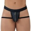 String Candyman Zipper 99608 -Men Attitude Boutique string candy 99608 noir m