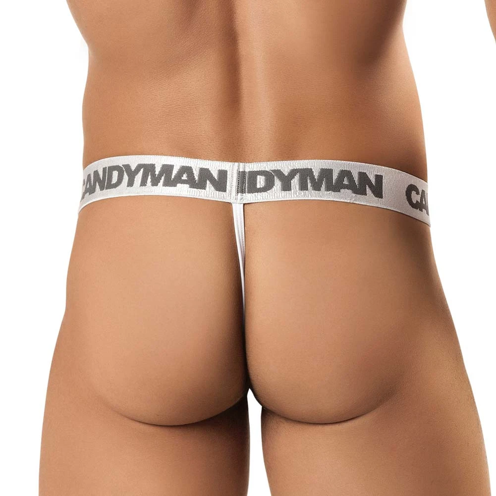 Candyman 99154 Electric Blue Lace Strappy G-String – Men's Low Rise Underwear 3 Candyman 99154 Electric Blue Lace Strappy G-String – Men's Low Rise Underwear – Image 3