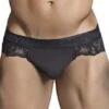 String Candyman 99304 Sexy en Dentelle - Sous-vêtement Masculin Chic et Sensuel -Men Attitude Boutique string candyman 99304 noir m