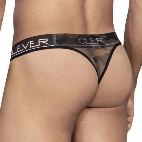 Clever Camouflage Semi-Transparent Nation Star 0919 – Stretch Mesh Men's String Thong 2 Clever Camouflage Semi-Transparent Nation Star 0919 – Stretch Mesh Men's String Thong – Image 2