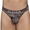 Clever Camouflage Semi-Transparent Nation Star 0919 – Stretch Mesh Men's String Thong