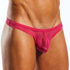CockSox Fresia Pink CX05ME - Men's Breathable Mesh Low Rise String -Men Attitude Boutique string cocksox cx05me rose 4