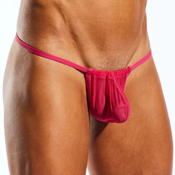 String CockSox Fresia Pink en Maille Respirante – Sous-vêtement Sexy Taille Basse CX14ME 3 String CockSox Fresia Pink en Maille Respirante – Sous-vêtement Sexy Taille Basse CX14ME – Image 3