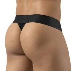 String Homme ErgoWear MAX BOLD EW1746 Noir – Microfibre Respirante et Soutien Ergonomique -Men Attitude Boutique string ergo EW1746 noir 3