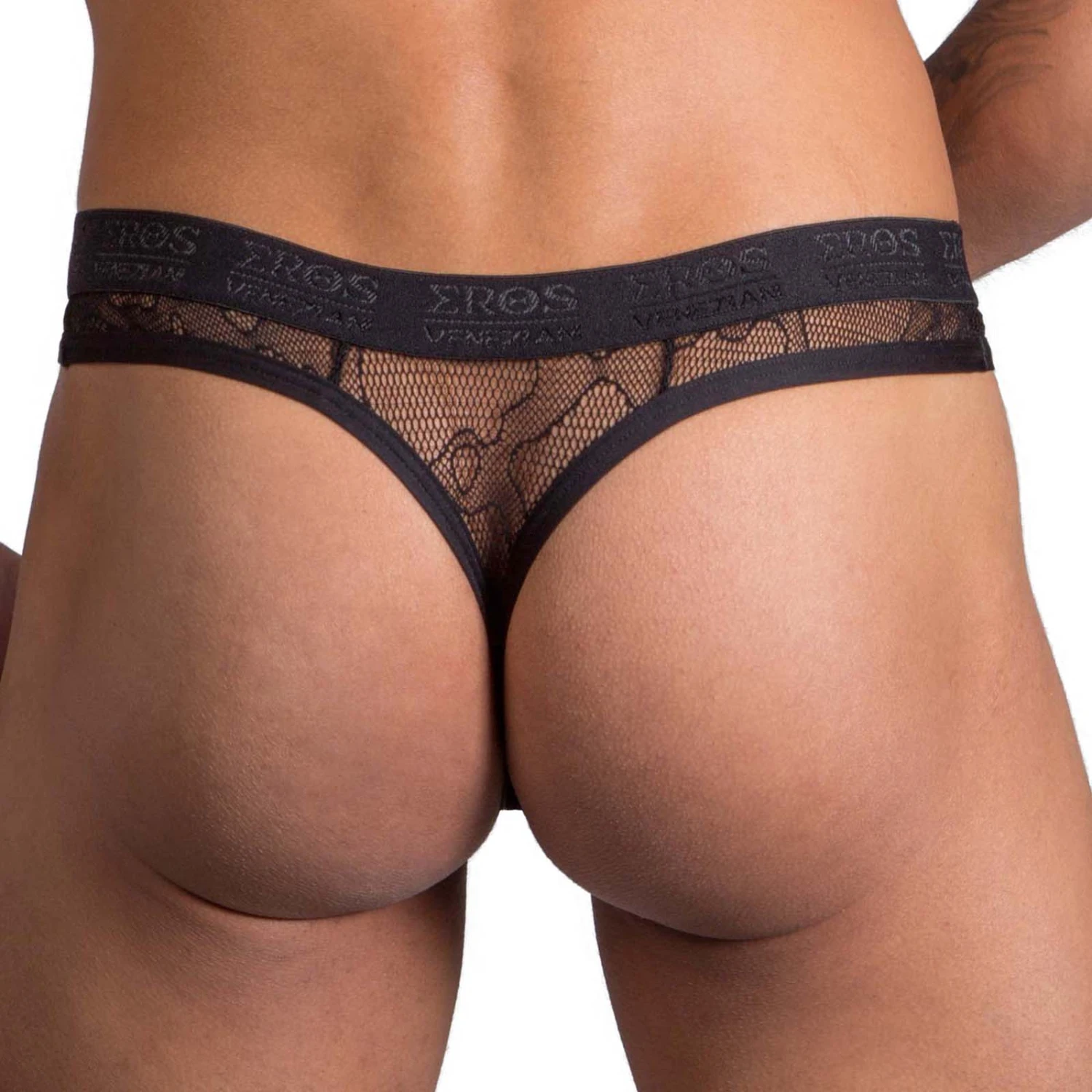 Eros Veneziani 7346 - String Ouvert avec Cockring Intégré et Ceinture Logotée 2 Eros Veneziani 7346 - String Ouvert avec Cockring Intégré et Ceinture Logotée – Image 2