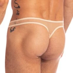 String L Homme Invisible Blurry Nude UW07NUD -Men Attitude Boutique string hi UW07NUD beige 4