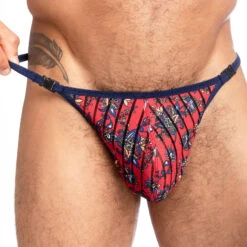 String L Homme Invisible Fiori Reale UW21XFIO -Men Attitude Boutique string hi UW21XFIO bleu 5