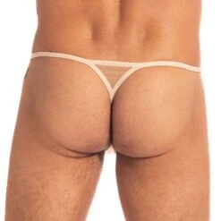 String L Homme Invisible Blurry Nude UW21XNUD -Men Attitude Boutique string hi UW21XNUD beige 3