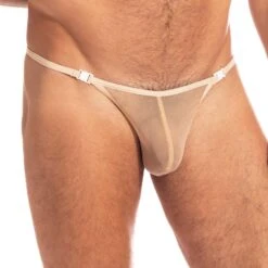 String L Homme Invisible Blurry Nude UW21XNUD -Men Attitude Boutique string hi UW21XNUD beige 4