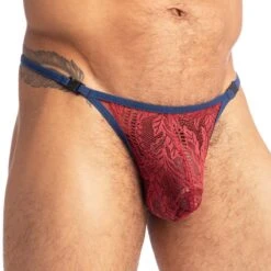 String L Homme Invisible Red Dahlia UW21XDAH 7 String L Homme Invisible Red Dahlia UW21XDAH -Men Attitude Boutique string hi uw21xdah rouge 4