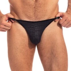 String L Homme Invisible Fade Out Lines UW21XFOL 7 String L Homme Invisible Fade Out Lines UW21XFOL -Men Attitude Boutique string hi uw21xfol noir 4