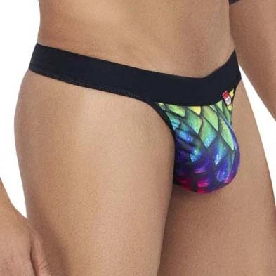 Pikante Rainbow PIK0829 - String Homme Sportif en Microfibre Multicolore 4 Pikante Rainbow PIK0829 - String Homme Sportif en Microfibre Multicolore – Image 4