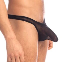 String Quriose Sheer Sensations QU02MES - Lingerie Transparente en Mesh 5 String Quriose Sheer Sensations QU02MES - Lingerie Transparente en Mesh -Men Attitude Boutique string quriose qu02mes noir2 4