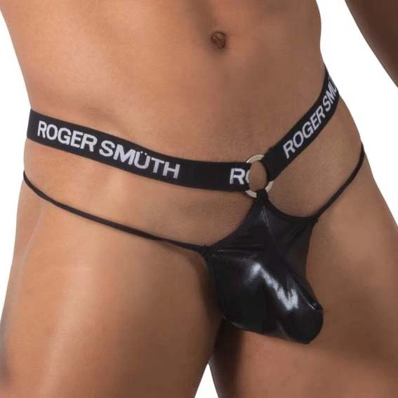 Roger Smuth RS079 Black Microfiber String – Men's Sexy Semi-Transparent Thong 1 Roger Smuth RS079 Black Microfiber String – Men's Sexy Semi-Transparent Thong