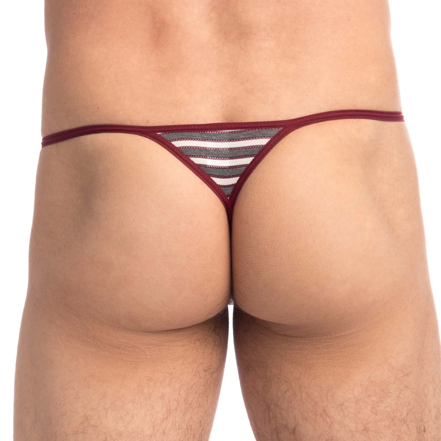 String L'Homme Invisible Ruby & Graphite – Striptease Effect Side-Buckle Y-Back String 3 String L'Homme Invisible Ruby & Graphite – Striptease Effect Side-Buckle Y-Back String – Image 3