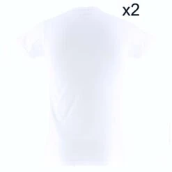 Pack de 2 T-Shirts Emporio Armani 111267 C715 – Col Rond en Coton Stretch Premium -Men Attitude Boutique t shirt emporioarmani 111267c715 blanc 3