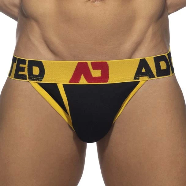 Tanga Addicted Open FLy AD1204 Jaune 1 Tanga Addicted Open FLy AD1204 Jaune