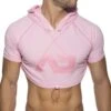 T-Shirt Crop Top Addicted Hoody AD1000 Rose