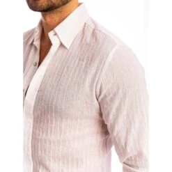 Chemise L Homme Invisible Martinique HW126MAR -Men Attitude Boutique tshirt hi hw126mar blanc 4