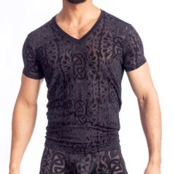 T-Shirt L Homme Invisible Devore Tattoo MY73DEV