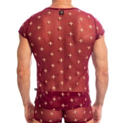 T-Shirt L Homme Invisible Charlemagne MY92CLM -Men Attitude Boutique tshirt hi my92clm rouge 3