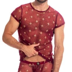 T-Shirt L Homme Invisible Charlemagne MY92CLM -Men Attitude Boutique tshirt hi my92clm rouge 4