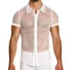 Chemise Modus Vivendi Mesh Through 05441 Blanc 8 Chemise Modus Vivendi Mesh Through 05441 Blanc -Men Attitude Boutique tshirt modus 05441 blanc m